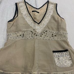 Sita Murt/ Esteve Silk & Cotton Top Size 40